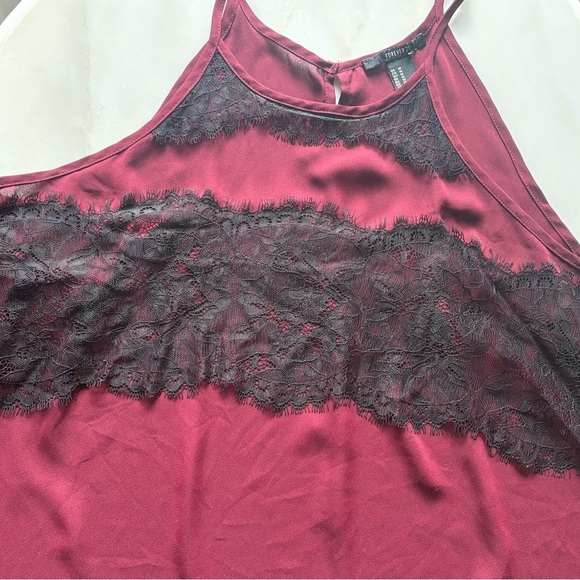 Forever 21 Other - Forever 21 Red and Black Lace Chemise